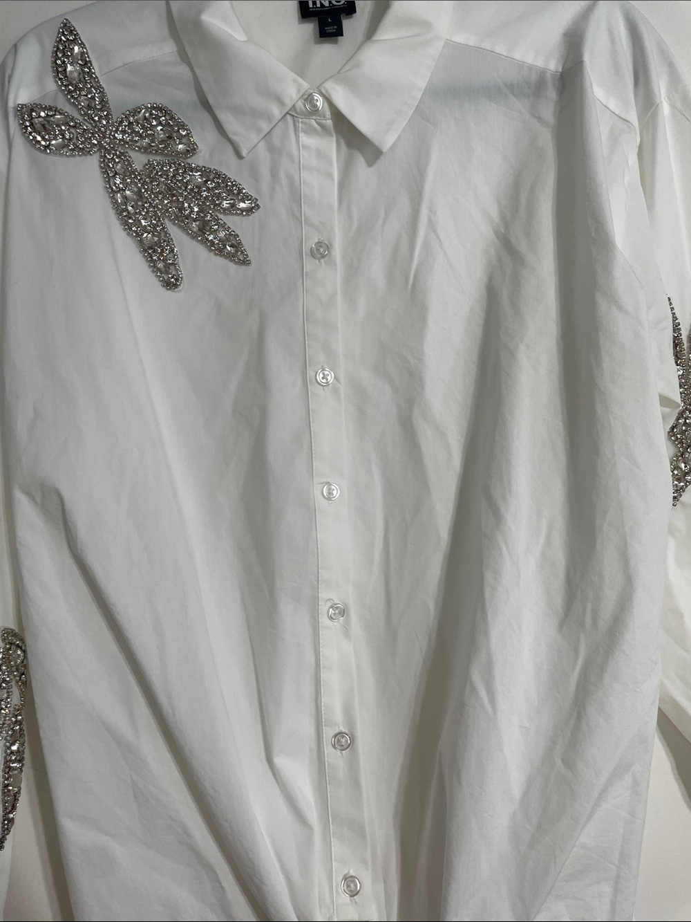 INC button down top - Picture 7 of 7
